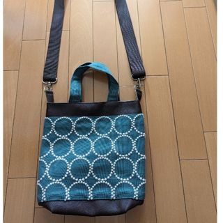 ミナペルホネン ハンドメイド 2wayトートバッグ ドロップバッグ-