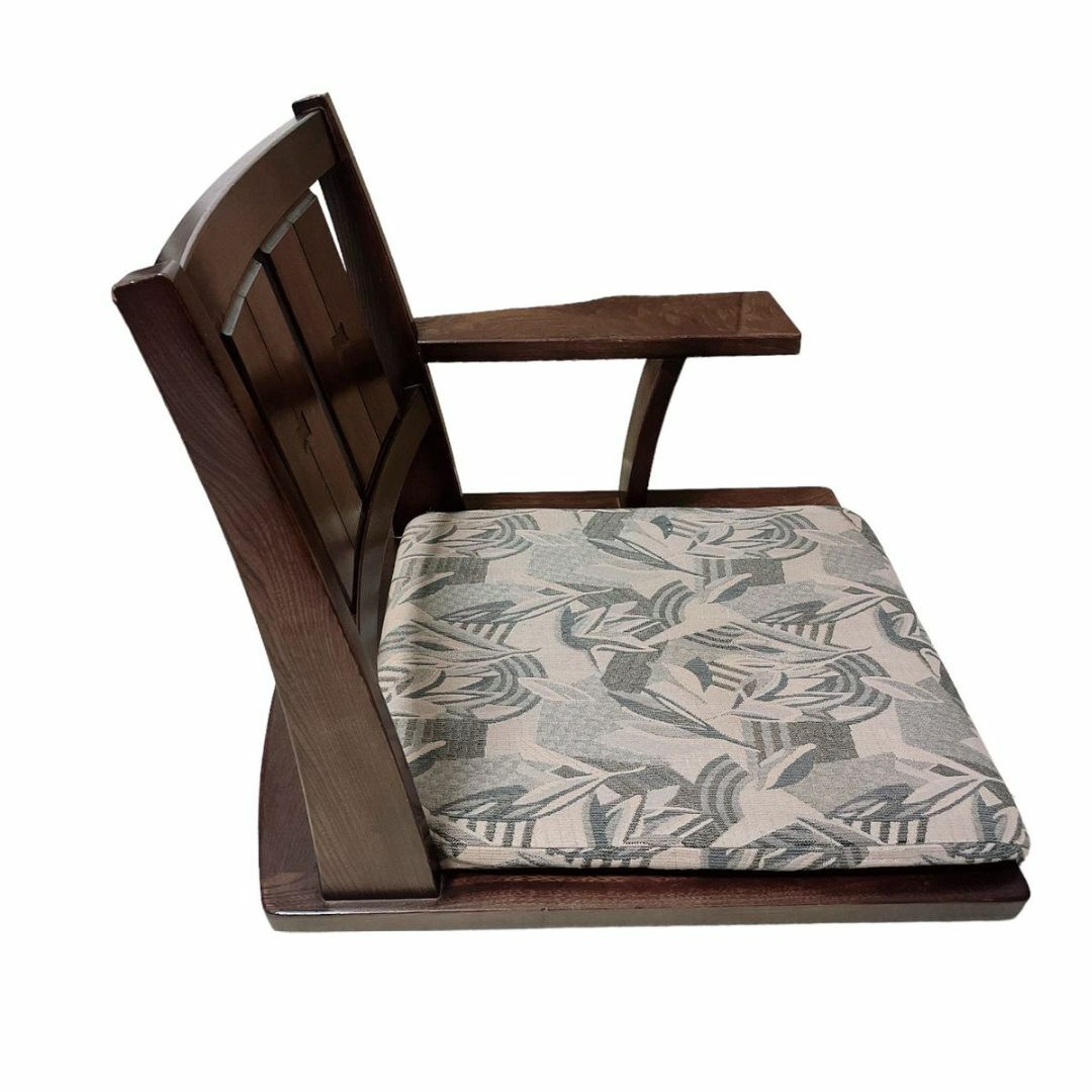 カリモク家具 - 【希少】カリモク 肘付き 座椅子 天然木 和風 和室 