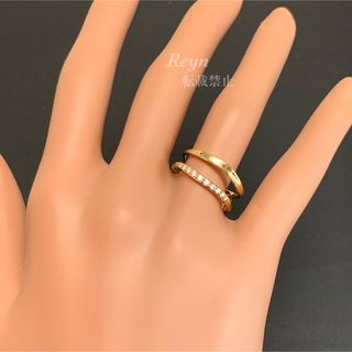 STAR JEWELRY - [新品仕上済] スタージュエリー k18 ダイヤ リング