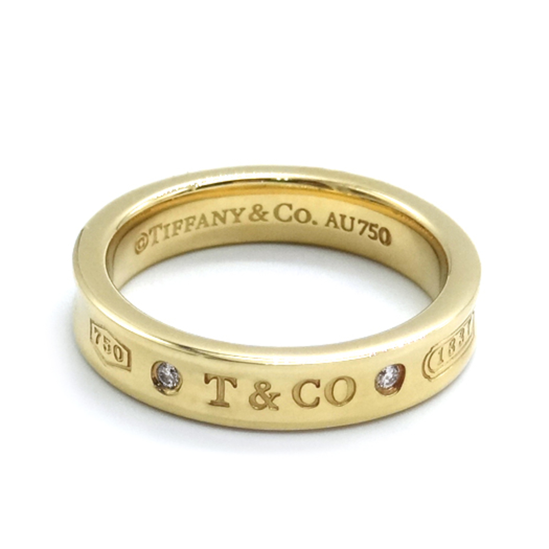 Tiffany & Co.(ティファニー)のティファニー 1837 ナローリング 2Pダイヤ 約10号 K18 イエローゴールド 指輪 ジュエリー Tiffany＆Co. 横浜BLANC レディースのアクセサリー(リング(指輪))の商品写真