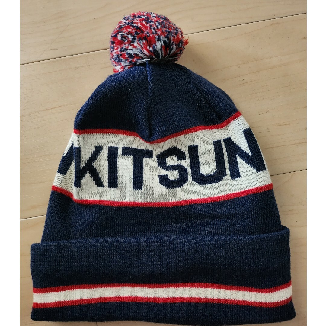 MAISON KITSUNE'(メゾンキツネ)の【メゾンキツネ】ニット帽(フリーサイズ) メンズの帽子(ニット帽/ビーニー)の商品写真