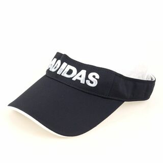 アディダス サンバイザー キャップ ゴルフ ロゴ ブランド 帽子 レディース ブラック adidas