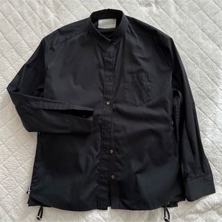 Sacai サカイ ブラウス プルオーバー トップス カットソー 23春夏 ネイビー ホワイト 紺 白 半袖 クルーネック Tシャツ シャツ コンビ ストライプ コットン 綿 大人 個性的 おしゃれ ブランド カジュアル【レディース】【美品】