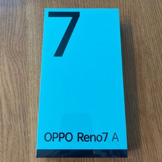 オッポ(OPPO)の新品未開封 OPPO Reno7A 128GBスターリーブラック(スマートフォン本体)