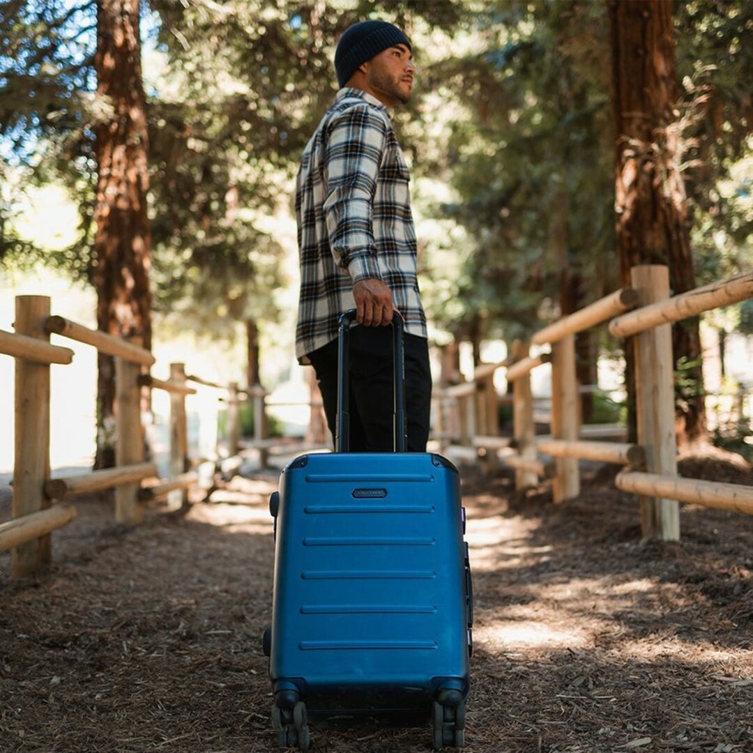 solgaard carry-on(機内持込39l)時短スーツケースBLUE青の通販 by