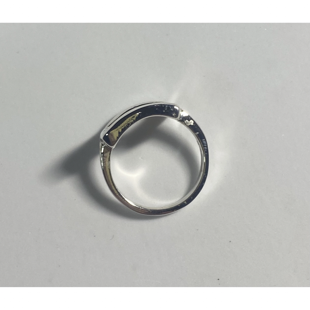 SILVER925ロージーオーバルリング　シルバー透かし印台指輪　17号　ぽdこ メンズのアクセサリー(リング(指輪))の商品写真