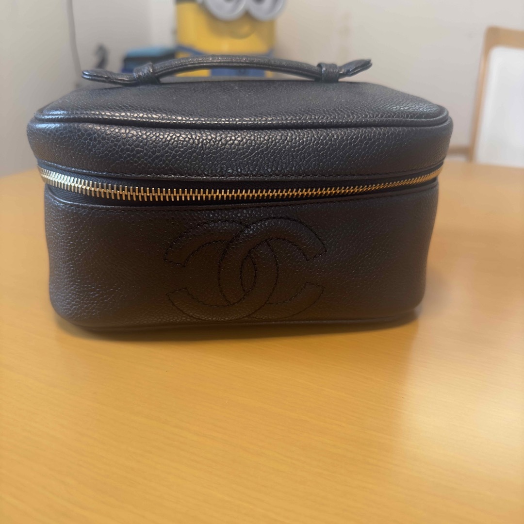 CHANEL(シャネル)のシャネル/CHANEL 横型バニティバッグ 化粧ポーチ レーディス 黒 レディースのファッション小物(ポーチ)の商品写真