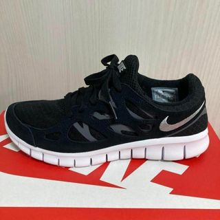 ナイキ(NIKE)の2点のみ入荷‼ナイキ フリー ラン 2  ブラック黒色 ナイキスニーカー27.5(スニーカー)