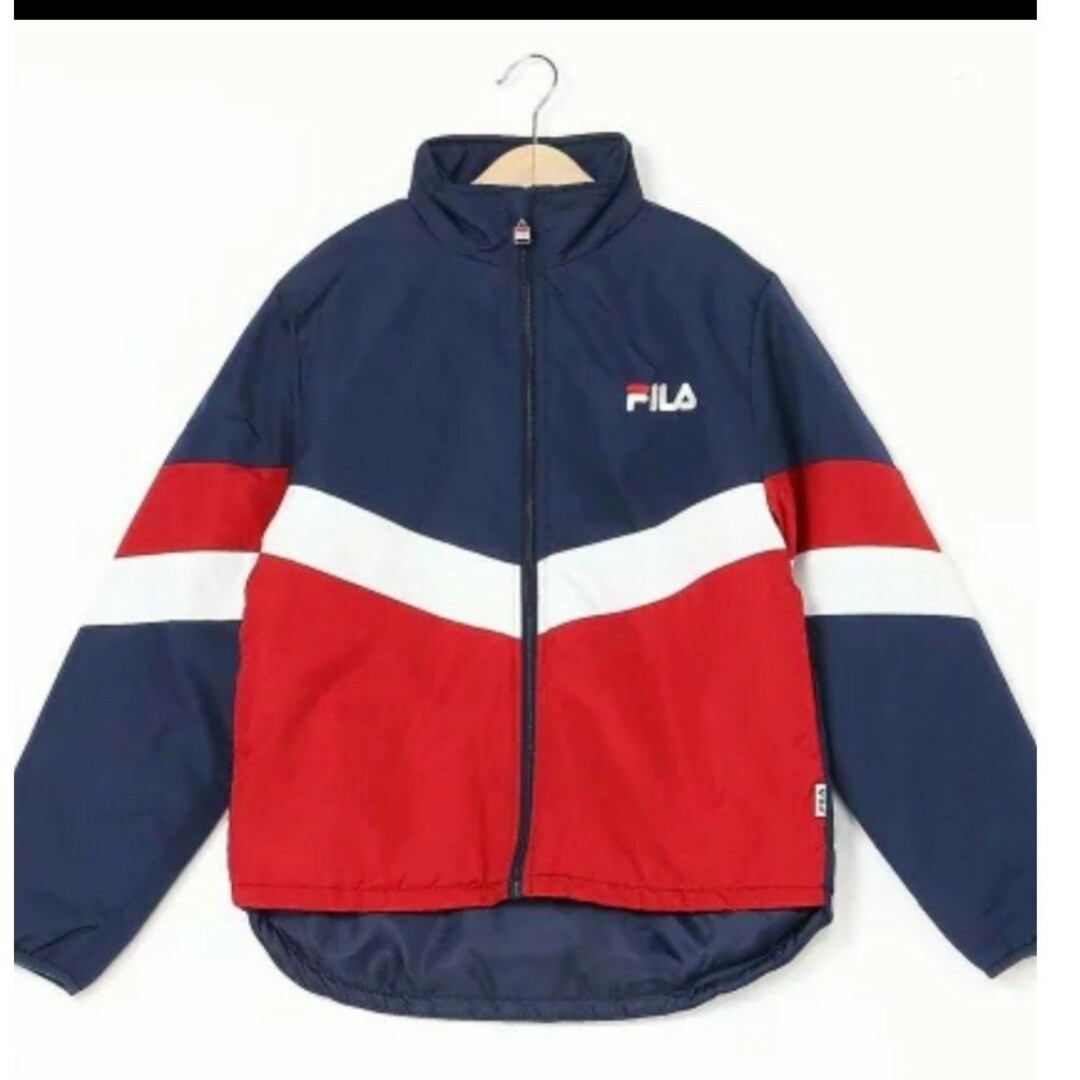 FILA(フィラ)の新品未使用タグ付きFILAキッズ配色ブルゾン160 キッズ/ベビー/マタニティのキッズ服女の子用(90cm~)(ジャケット/上着)の商品写真