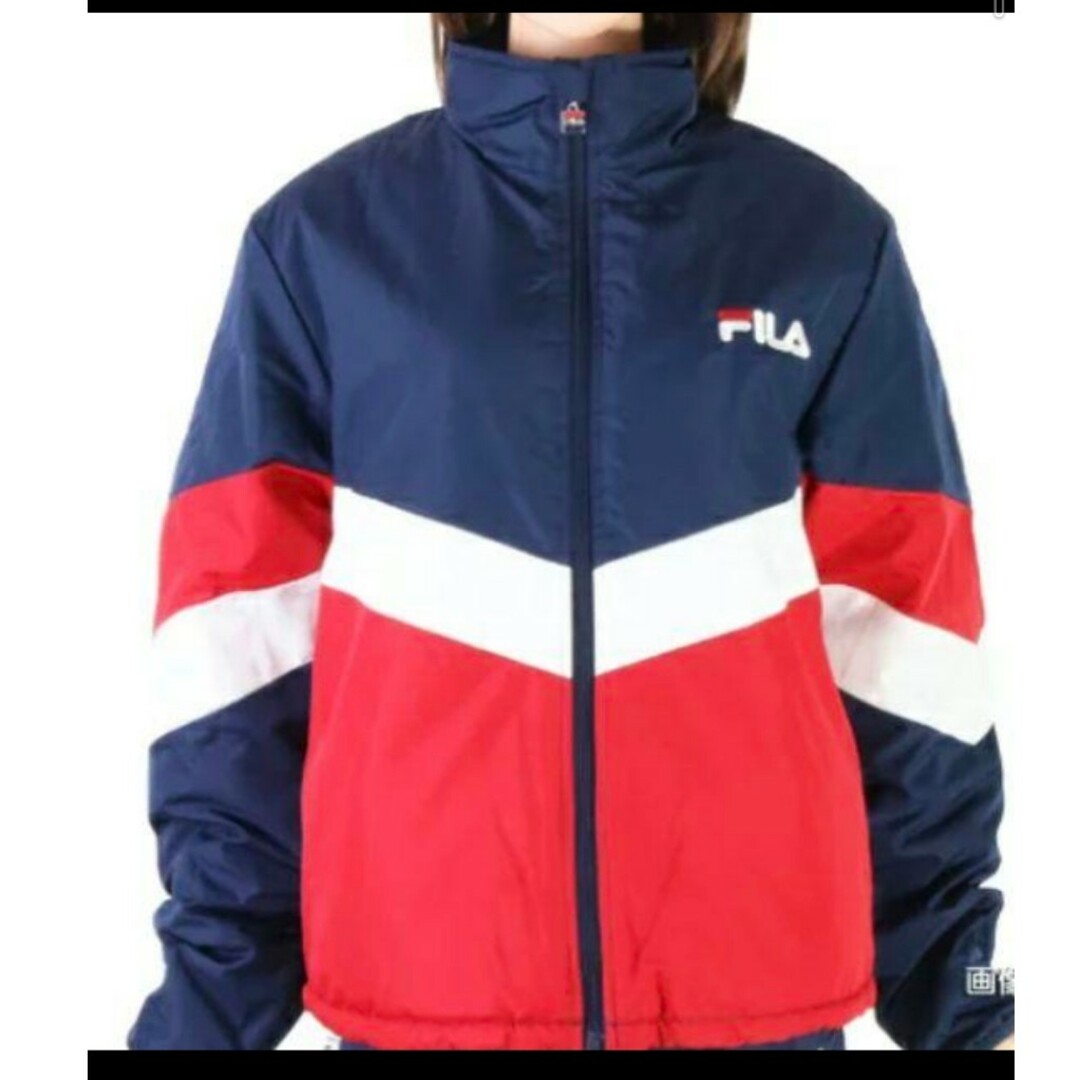 FILA(フィラ)の新品未使用タグ付きFILAキッズ配色ブルゾン160 キッズ/ベビー/マタニティのキッズ服女の子用(90cm~)(ジャケット/上着)の商品写真