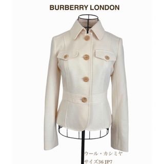 バーバリー(BURBERRY)のバーバリーロンドン★ウール・カシミヤ混在素材ジャケット(テーラードジャケット)