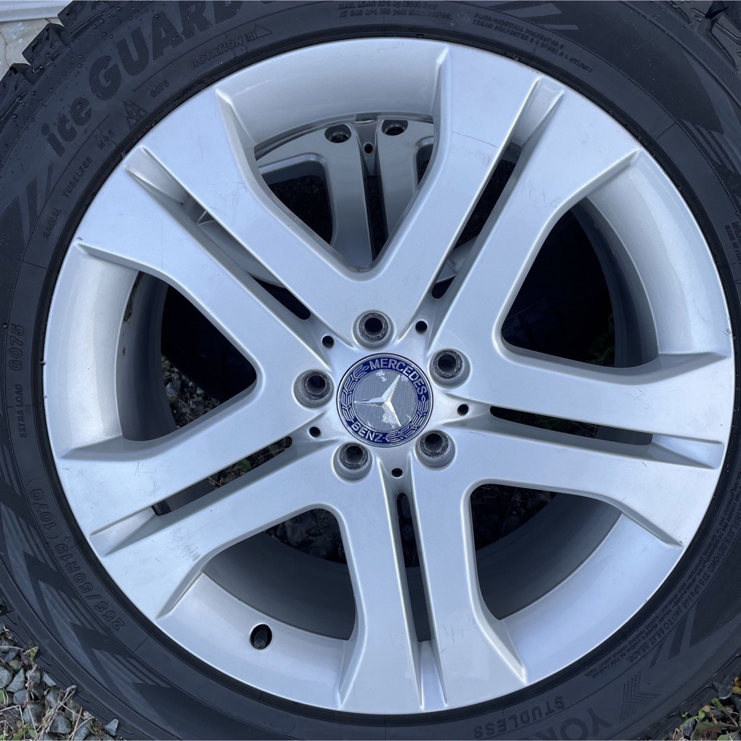 ヨコハマ - バリ山!255/50R19 ベンツ ML純正ホイール スタッドレス4本