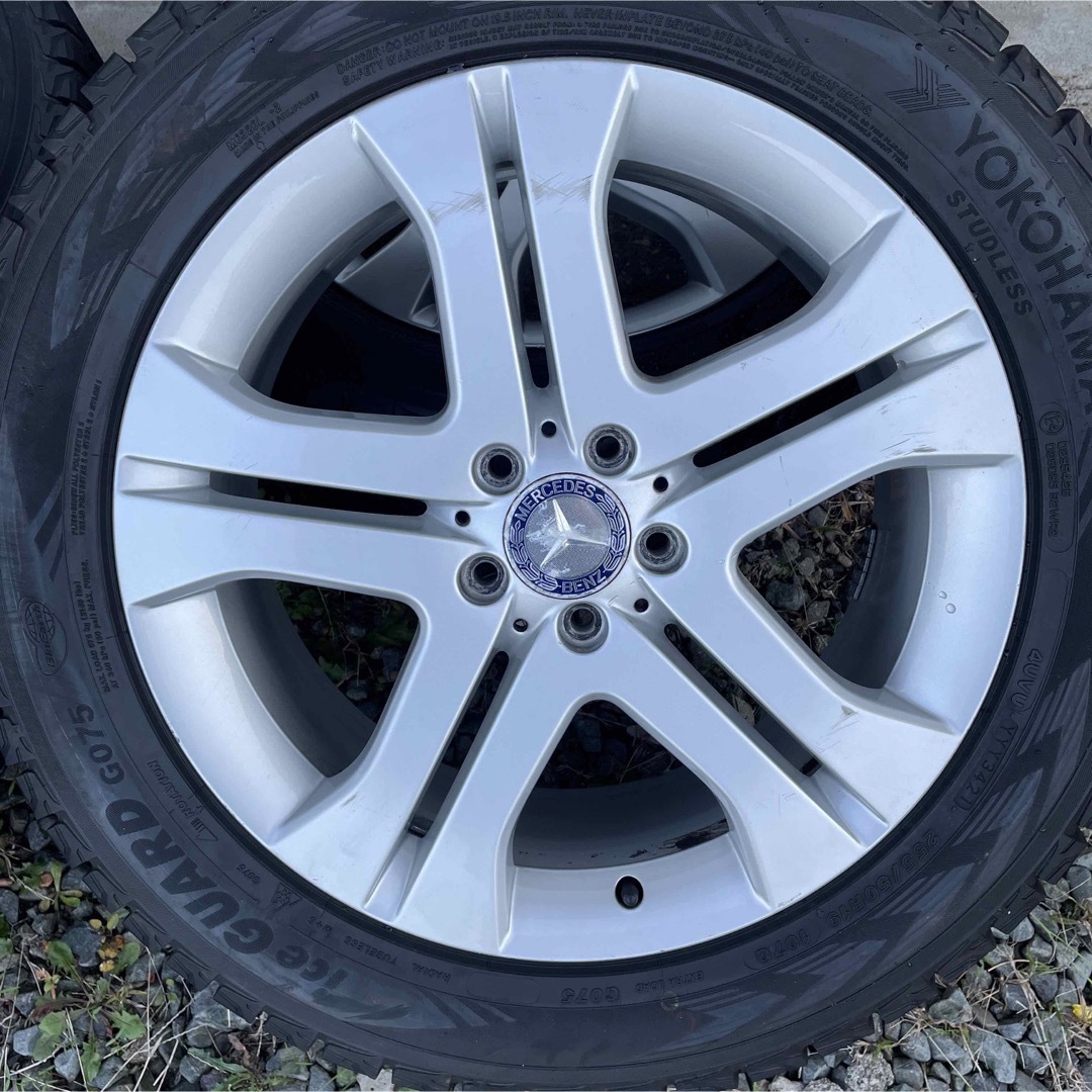 ヨコハマ - バリ山!255/50R19 ベンツ ML純正ホイール スタッドレス4本