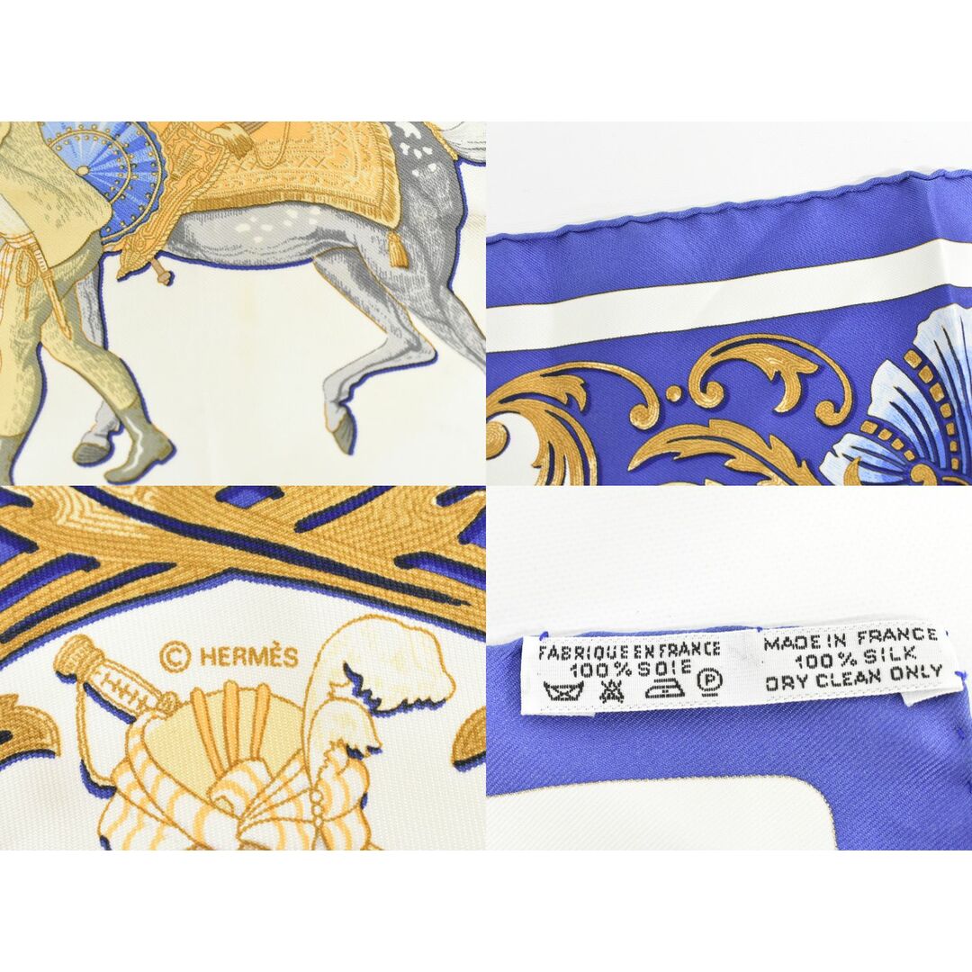 HERMES - 本物 エルメス HERMES スカーフカレ カレ42 CHEVAL HERMES - 本物 エルメス HERMES スカーフカレ カレ42 CHEVAL