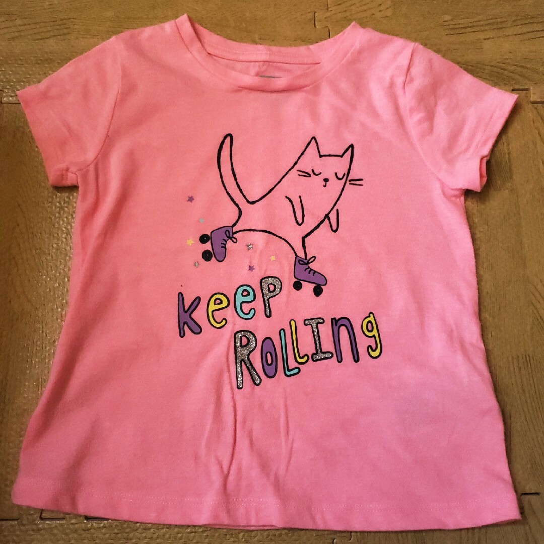 GAP(ギャップ)のねこ　Tシャツ　100 キッズ/ベビー/マタニティのキッズ服女の子用(90cm~)(Tシャツ/カットソー)の商品写真