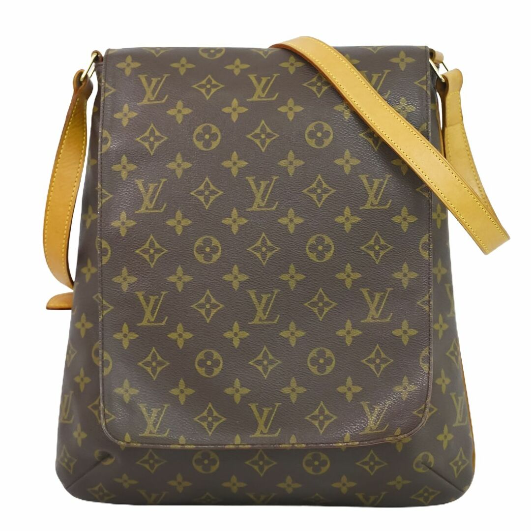 レディース本物 ルイヴィトン LOUIS VUITTON LV ミュゼット モノグラム ショルダーバッグ ポシェット ブラウン M51256 Musette ビトン バッグ