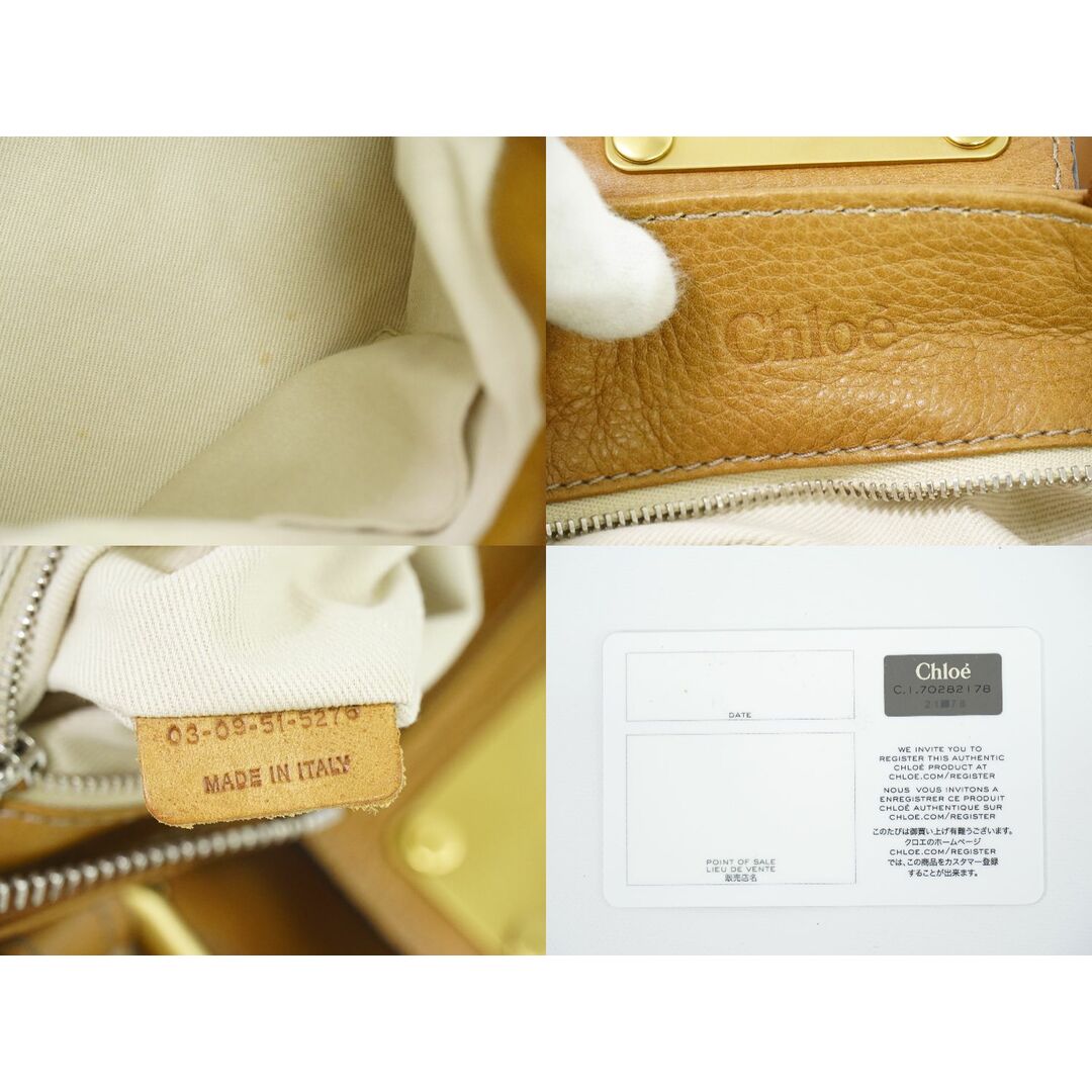 Chloe - 本物 クロエ Chloe パディントン ハンドバッグ レザー Chloe - 本物 クロエ Chloe パディントン ハンドバッグ レザー
