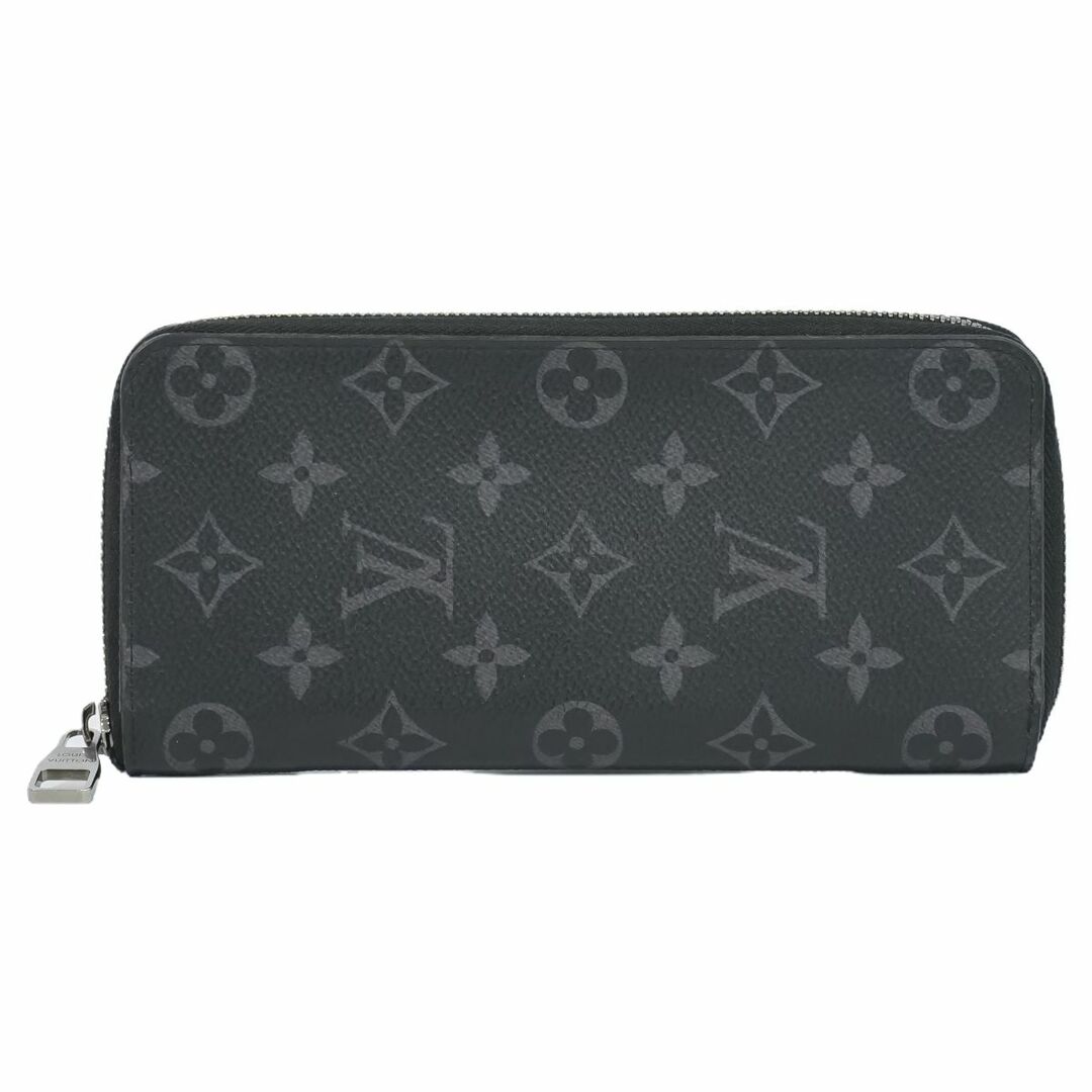 本物 ルイヴィトン LOUIS VUITTON LV ジッピーウォレット ヴェルティカル モノグラム エクリプス 長財布 ブラック グレー M62295 ビトン 財布 ウォレットメンズ