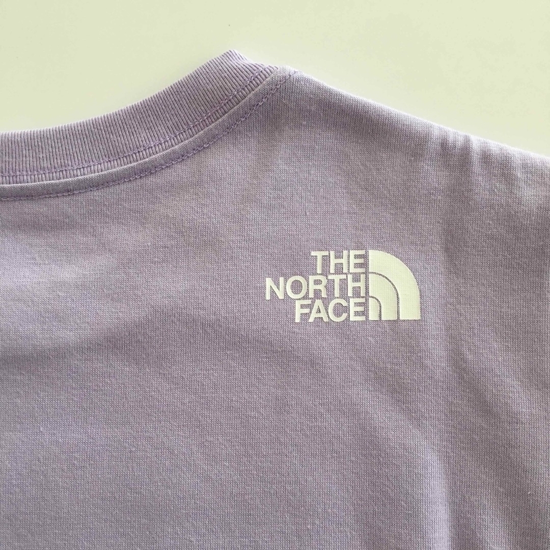 THE NORTH FACE(ザノースフェイス)の新品◇ノースフェイス◇ラベンダー◇ロンT◇Tシャツ◇ロング◇パタゴニア/ロゴ/他 キッズ/ベビー/マタニティのキッズ服女の子用(90cm~)(Tシャツ/カットソー)の商品写真