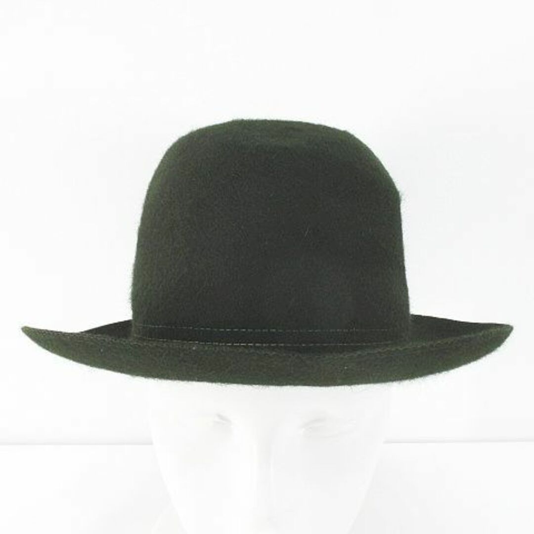 Borsalino(ボルサリーノ)のボルサリーノ ハット 帽子 56 緑系 グリーン イタリア製 刺繍 ロゴ 文字 メンズの帽子(その他)の商品写真