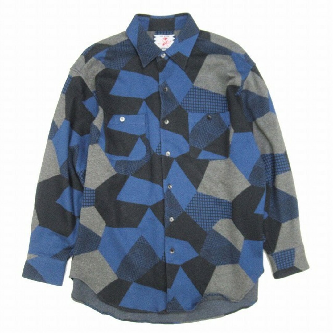 極美品 21ss サノバチーズ Geome Shirt ジオメトリック シャツのサムネイル
