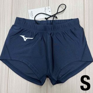 ミズノ(MIZUNO)のミズノ　女子陸上ショーツ(スパッツ型)　ネイビー単色　Sサイズ　新品(陸上競技)