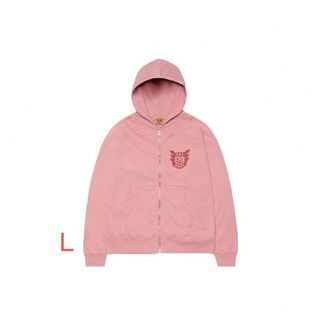 ヒューマンメイド(HUMAN MADE)のHUMAN MADE UZI MADE ZIP HOODIE "Pink"(パーカー)