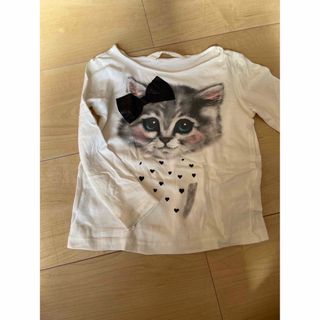 エイチアンドエム(H&M)のキッズ♡H&M ロンT  猫　90センチ(Tシャツ/カットソー)