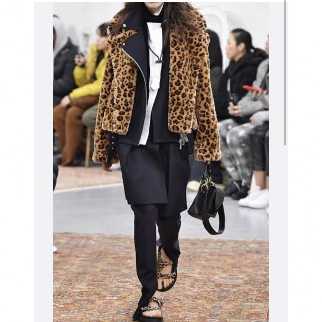 sacai - sacai レオパード ジャケット 19AWの通販 by SEESAW's sacai - sacai レオパード ジャケット 19AWの通販 by SEESAW's