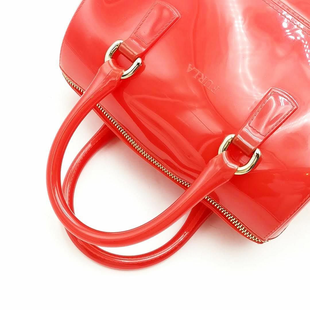 美品 フルラ FURLA ボストンバッグ キャンディ 03-23102808