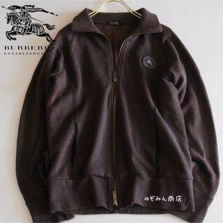 バーバリーブラックレーベル(BURBERRY BLACK LABEL)の【BURBERRY BLACK LABEL】ブルゾン　ジップスウェット　灰★(ブルゾン)