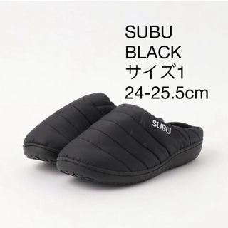 スブ(SUBU)のSUBU スブ　BLACK サイズ1 24-25.5cm(サンダル)