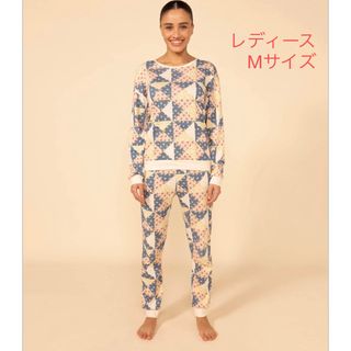 プチバトー(PETIT BATEAU)のプチバトー　新品タグ付き　長袖　パジャマ　レディースMサイズ(パジャマ)