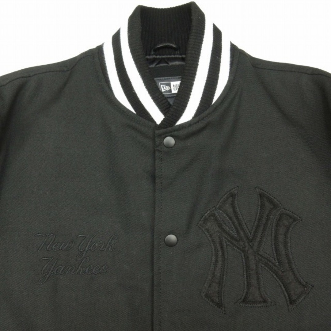 NEW ERA(ニューエラー)のニューエラ NEW ERA MLB スタジャン ゴートレザー 切替 ヤンキース メンズのジャケット/アウター(スタジャン)の商品写真