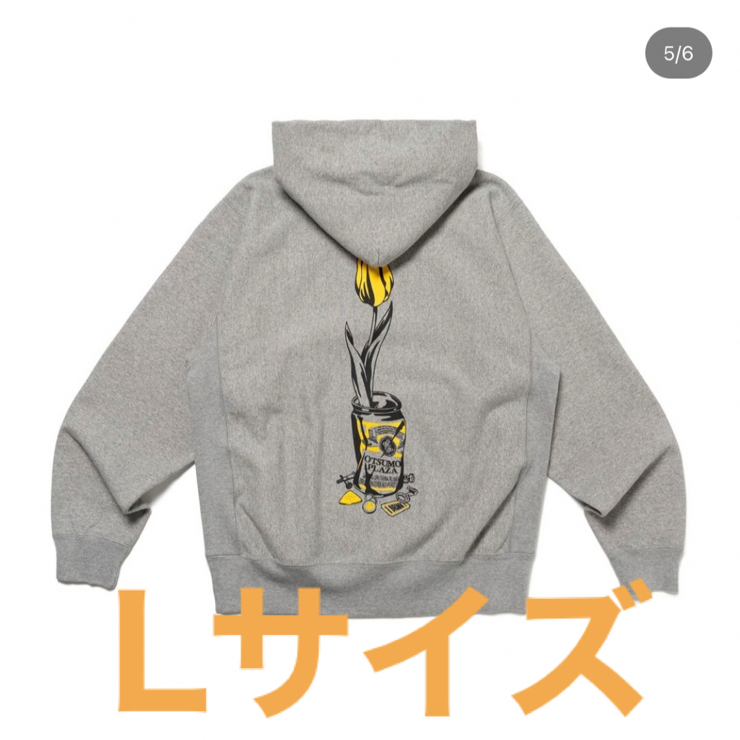 GirlsDonWASTED YOUTH 2023FW HOODIE #3 GRAY Lサイズ