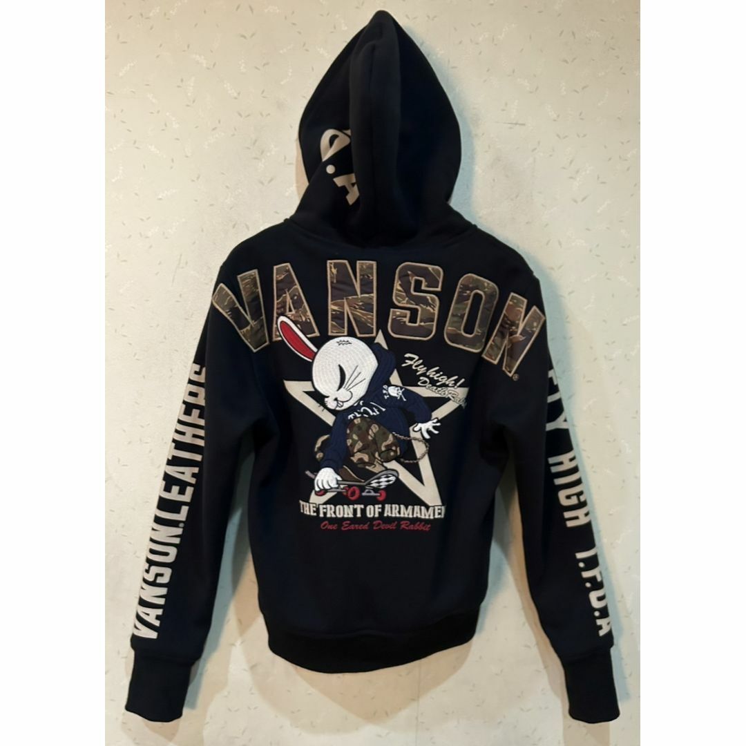 バンソンパーカ　VANSON×T.F.O.A デスラビット