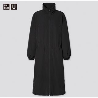 ユニクロ(UNIQLO)の新品未使用 UNIQLO ユニクロU ナイロンフーデット コート ロングコート(ロングコート)