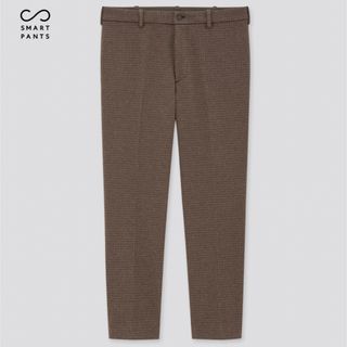 ユニクロ(UNIQLO)のチドリパンツ ブラウン Sサイズ(スラックス)