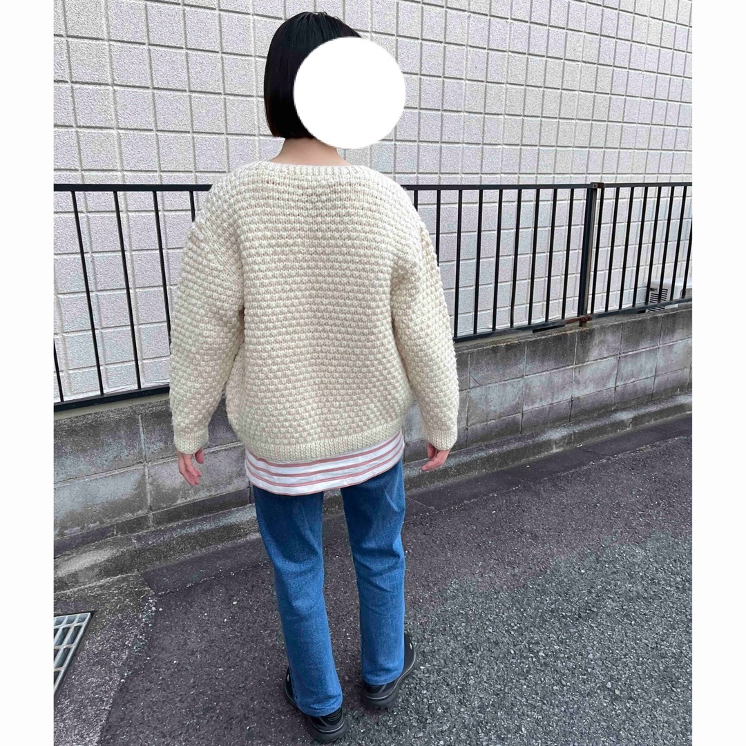 PAR ICI(パーリッシィ)のPARICI ネパールハンドニット カーディガン  レディースのトップス(ニット/セーター)の商品写真