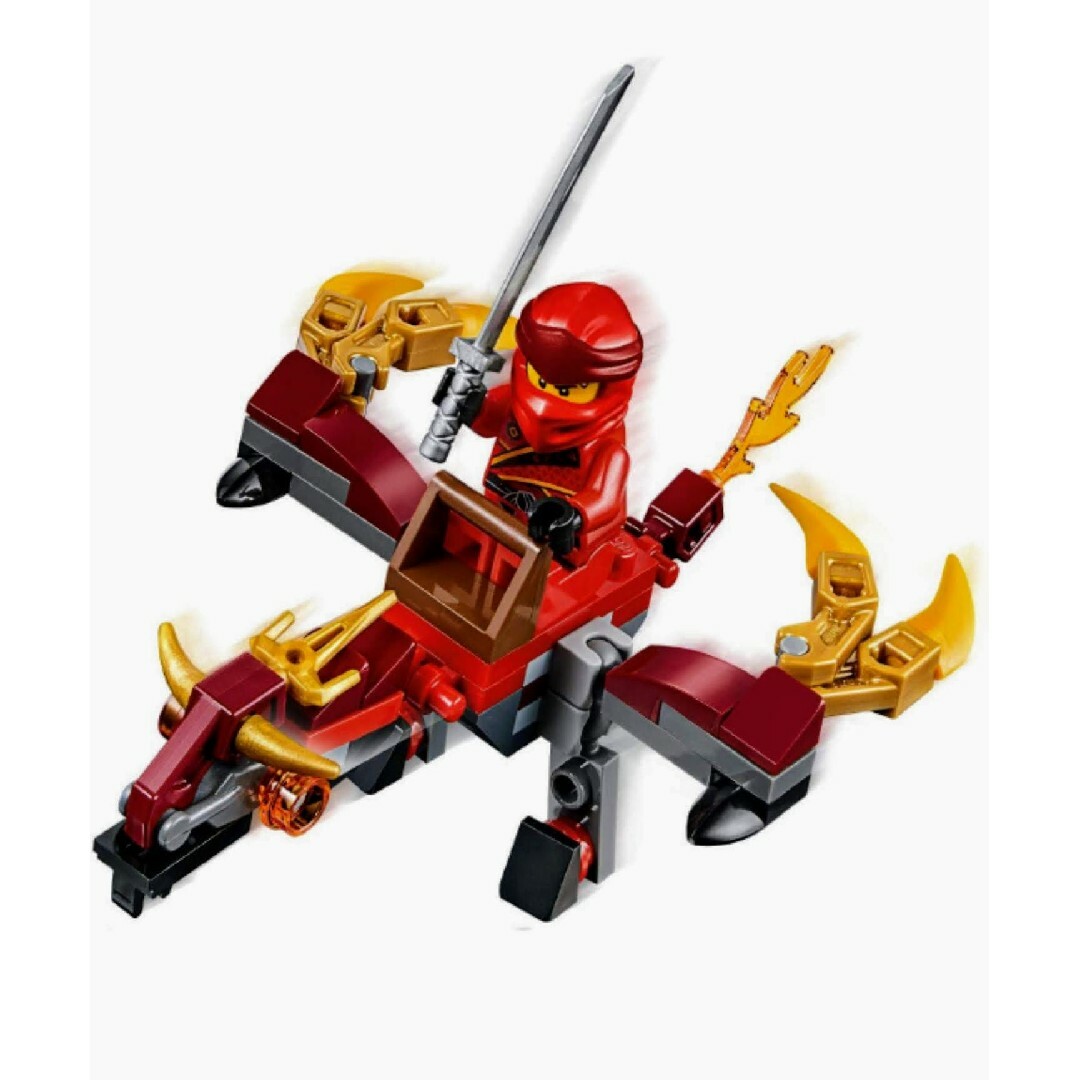 Lego(レゴ)のレゴ★ニンジャゴー カイのファイヤードラゴン 30535 新品 人気 激レア エンタメ/ホビーのおもちゃ/ぬいぐるみ(キャラクターグッズ)の商品写真