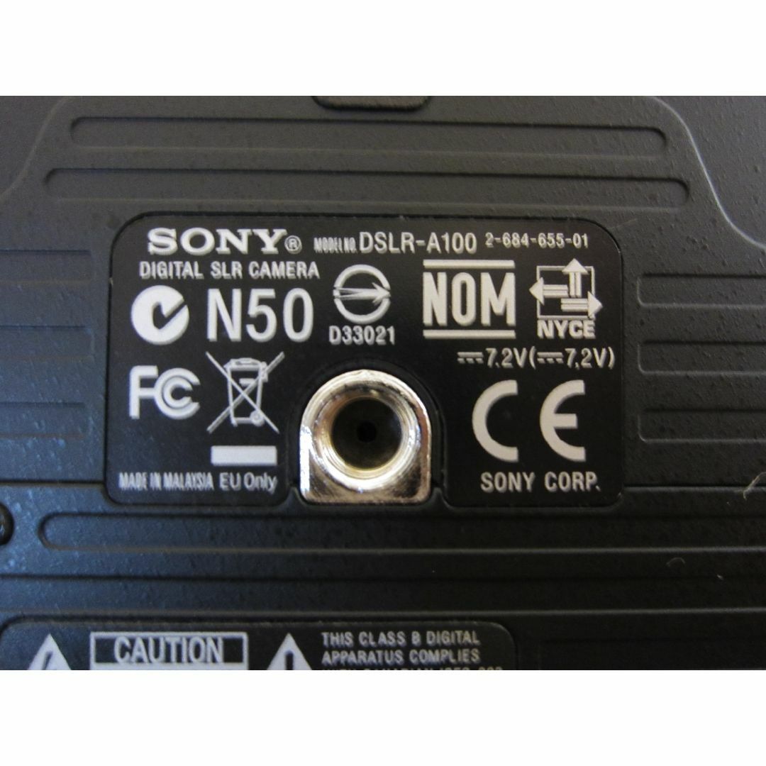 SONY】α100本体+レンズ2本 SONY】α100本体+レンズ2本