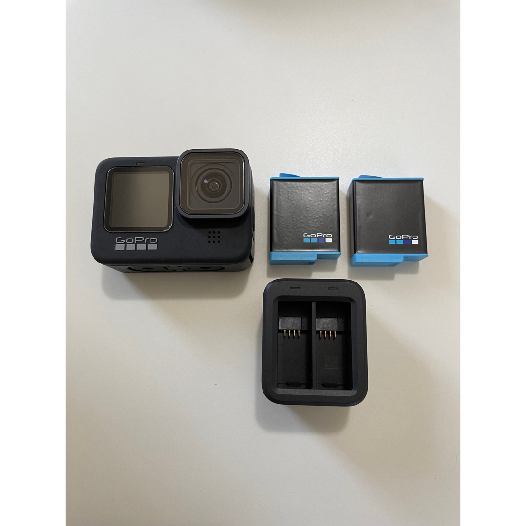 GoPro   GoPro HERO 9 Black バッテリー2個とヘッドマウント付きの通販