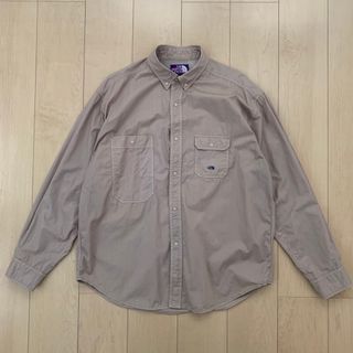 THE NORTH FACE NT3954N M ラガーシャツ パープルレーベル