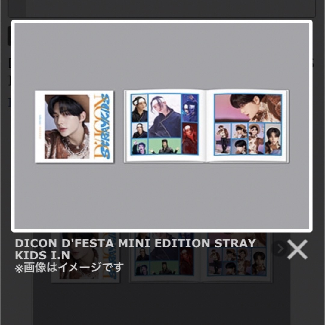 Stray Kids(ストレイキッズ)のDICON D'FESTA MINI EDITION I.N 新品未開封品 エンタメ/ホビーのタレントグッズ(アイドルグッズ)の商品写真