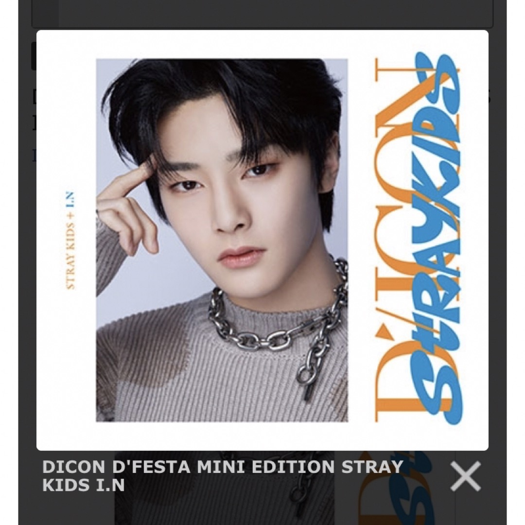 Stray Kids(ストレイキッズ)のDICON D'FESTA MINI EDITION I.N 新品未開封品 エンタメ/ホビーのタレントグッズ(アイドルグッズ)の商品写真