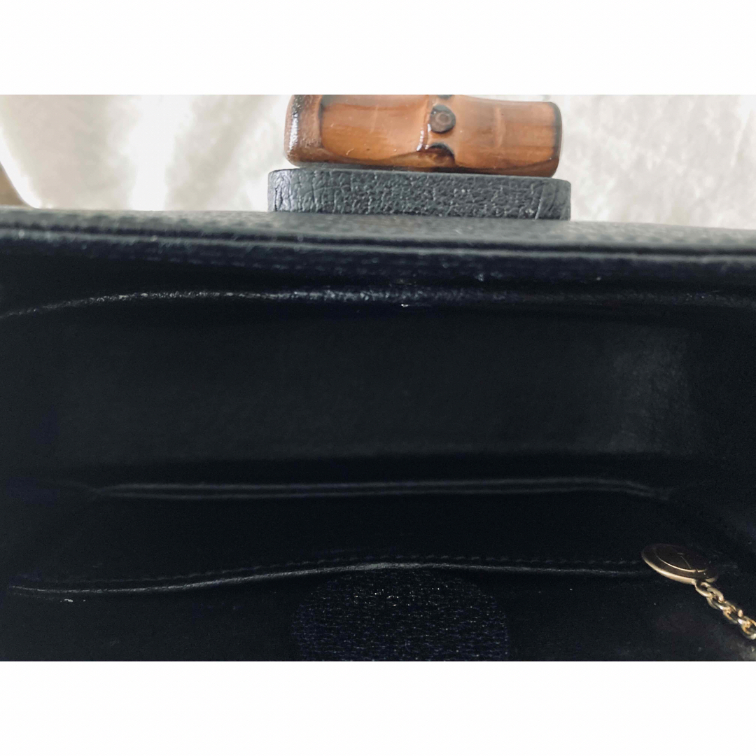 Gucci - GUCCI グッチ バンブー 2wayショルダーハンドバッグ 黒の通販