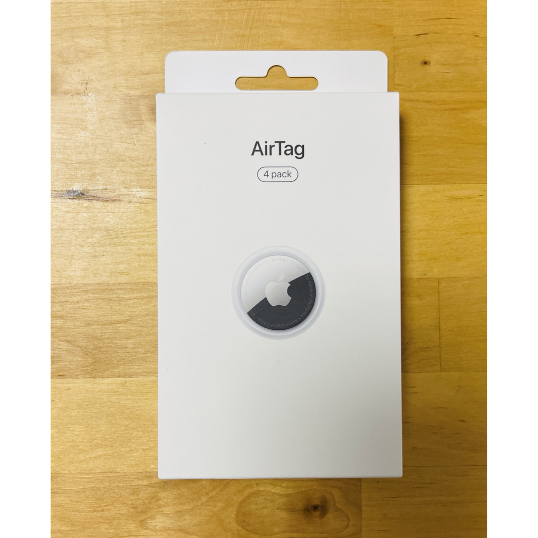 【新品未使用】Apple AirTag  本体 4個パックスマホアクセサリー