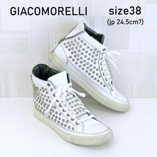 GIACOMORELLI　 スタッズスニーカー　良品　サイズ38(スニーカー)