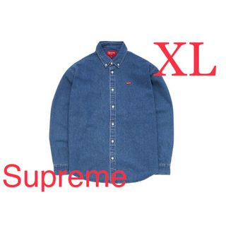 supreme デニムシャツ 黒 XL