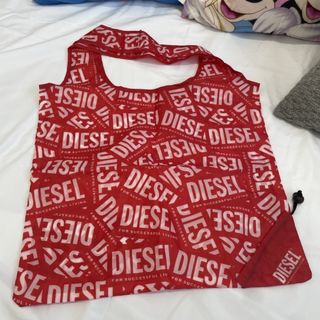 ディーゼル(DIESEL)のDIESEL ノベルティ　エコバッグ　非売品　ディーゼル　赤色レッド　レア限定 (トートバッグ)